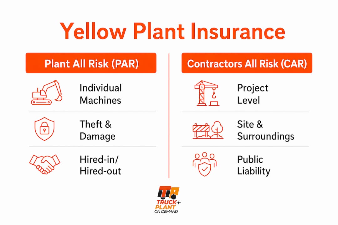 Infographic comparing PAR and CAR insurance