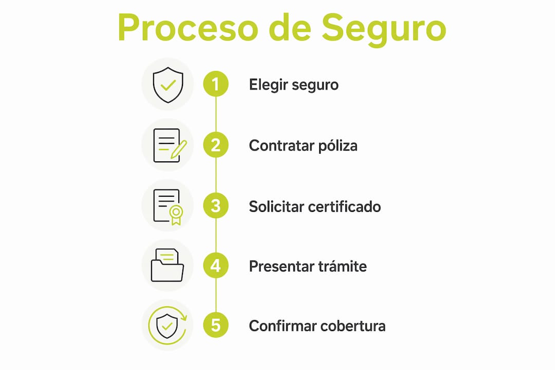 Guía visual: pasos clave para obtener seguro médico durante tu intercambio