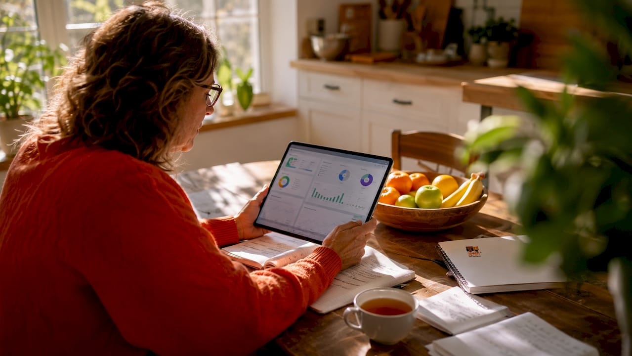 Hands operating laptop for fleet insurance platform