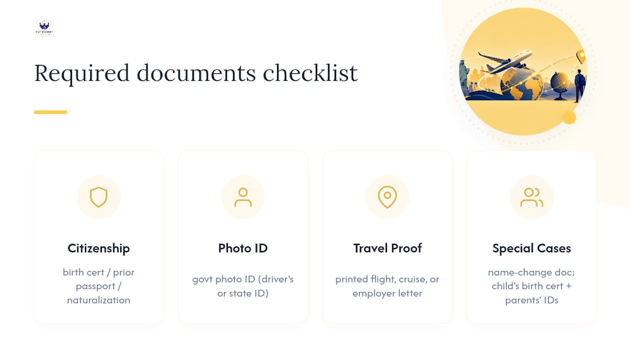 Documents and Proof of Travel You'll Actually Need — overview diagram