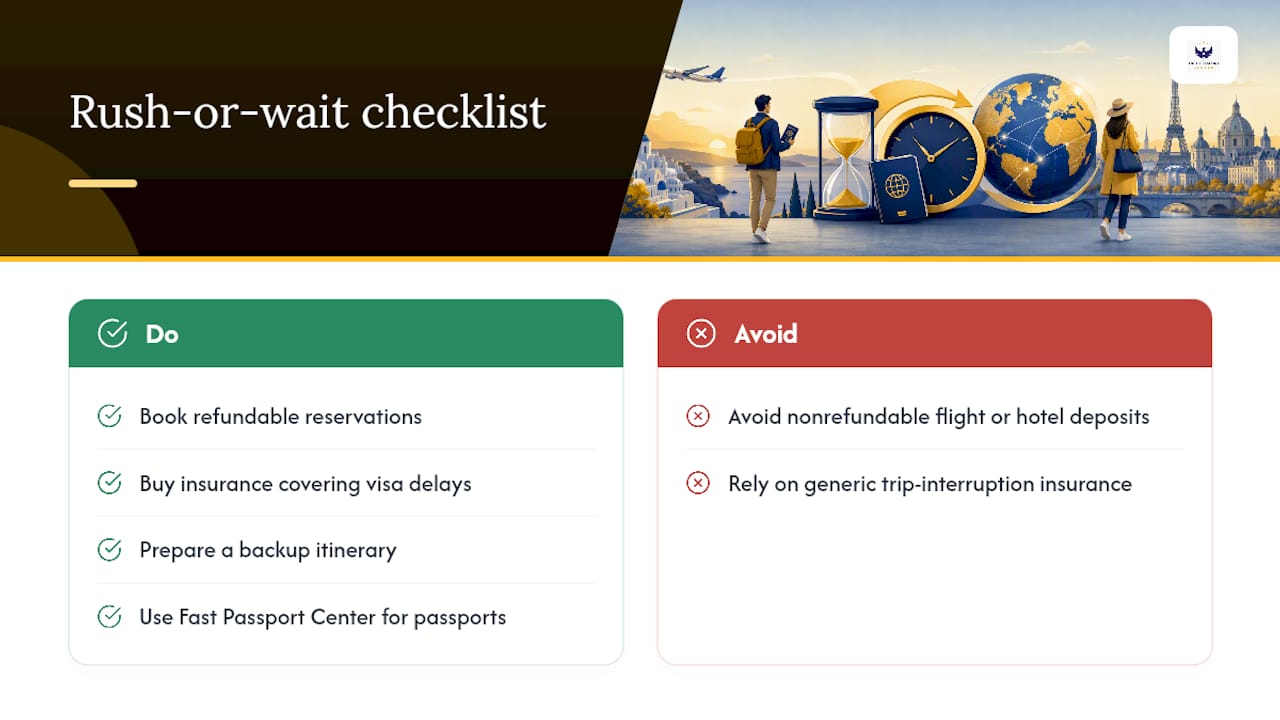 Is Rushing Worth It, or Should You Wait? — overview diagram