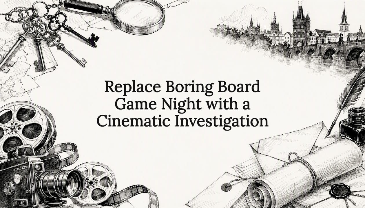 Decorative title card illustration