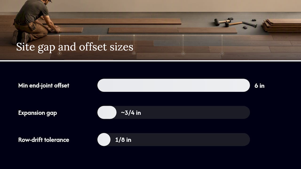 What Site Conditions Affect How You Stagger a Floor? — overview diagram