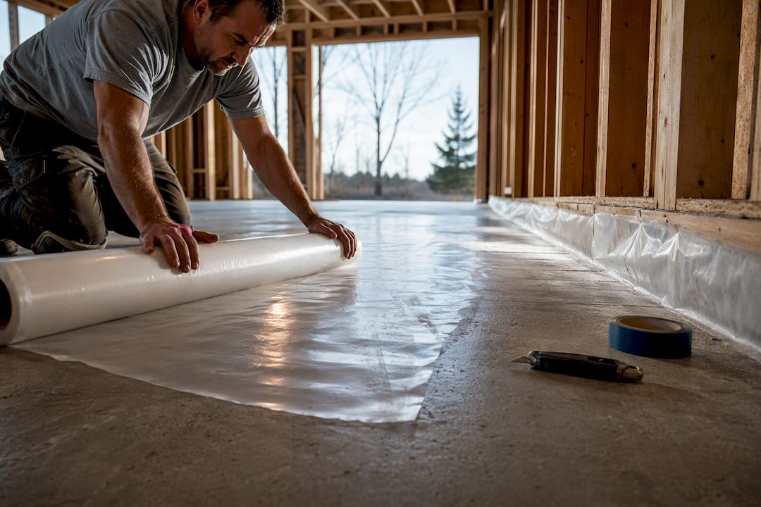 Test the Slab First: Vapor Barrier for Hardwood, Follow ASTM F2170