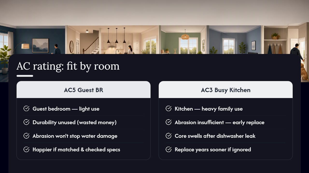 AC3 and AC5 room suitability comparison