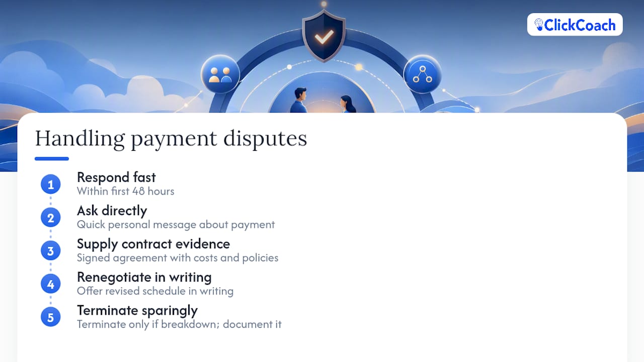 How Do You Handle Payment Disputes Without Damaging the Relationship? — overview diagram