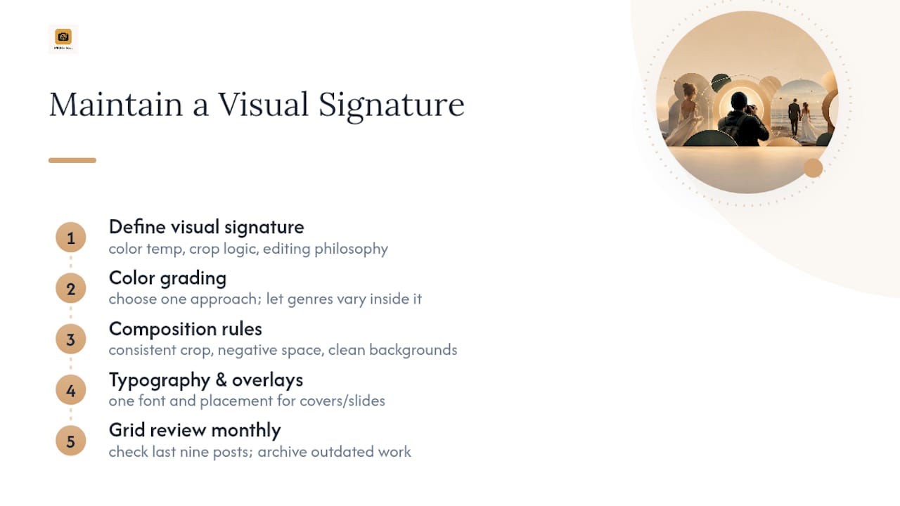 How Do You Keep Your Instagram Portfolio Visually Consistent? — overview diagram