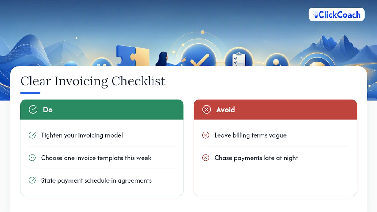 Why Clear Invoicing Strengthens Coaching — overview diagram