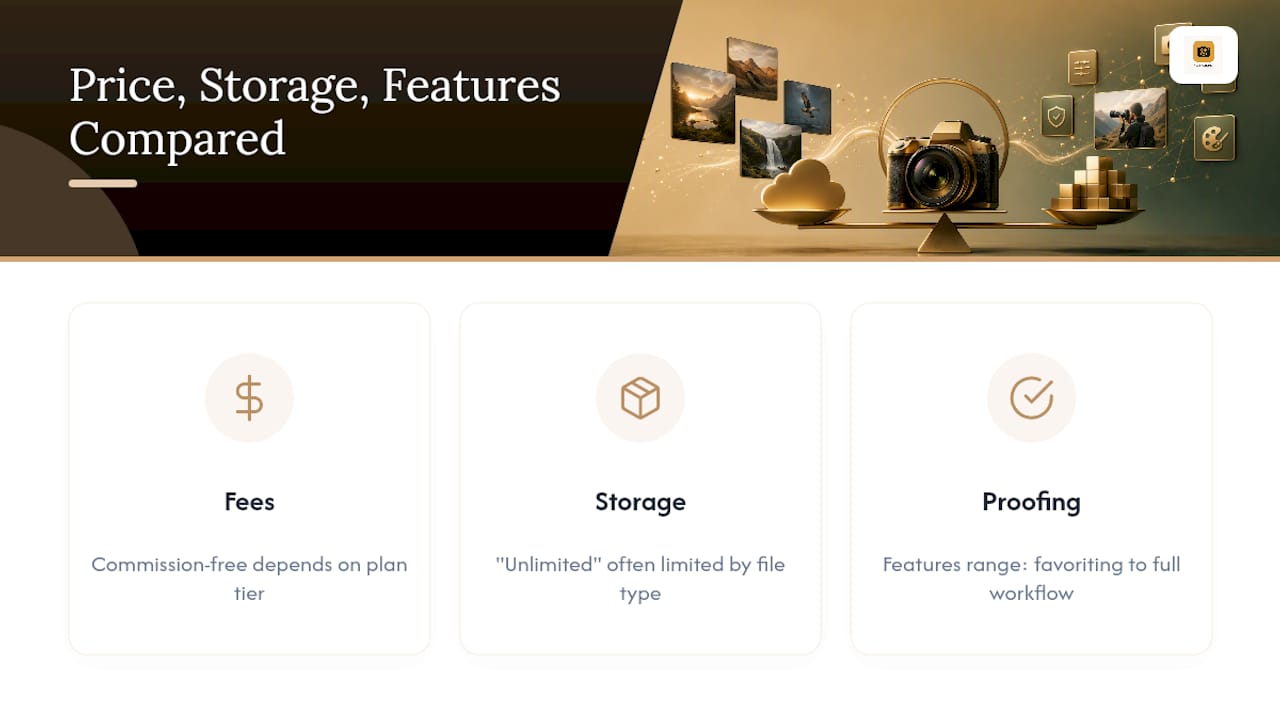 How Do These Platforms Compare on Price, Storage, and Features? — overview diagram