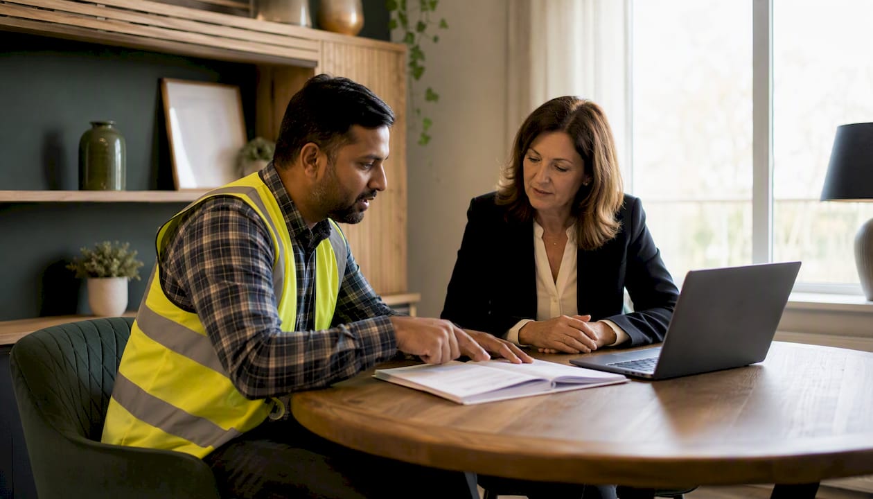 Builder consulting advisor on warranty documents