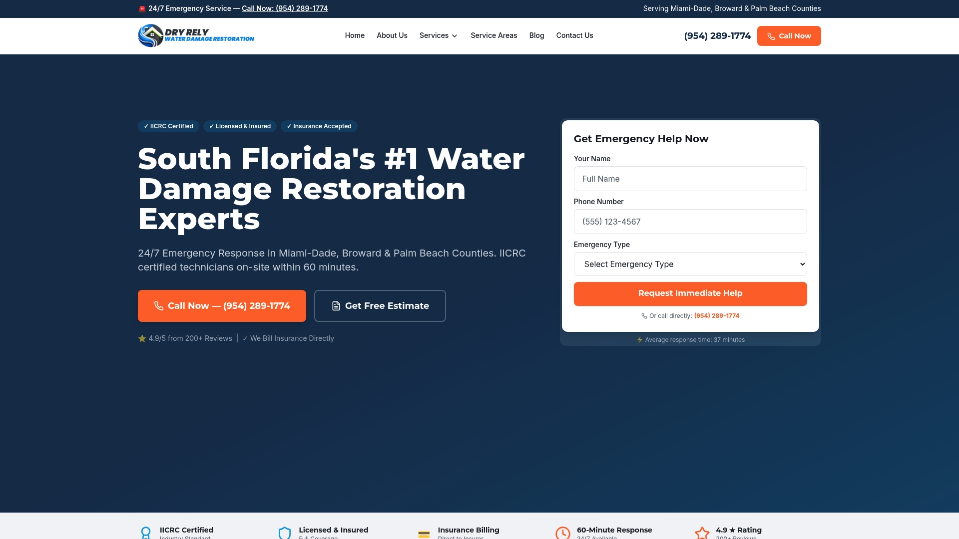 https://dryrelywaterdamagerestoration.com