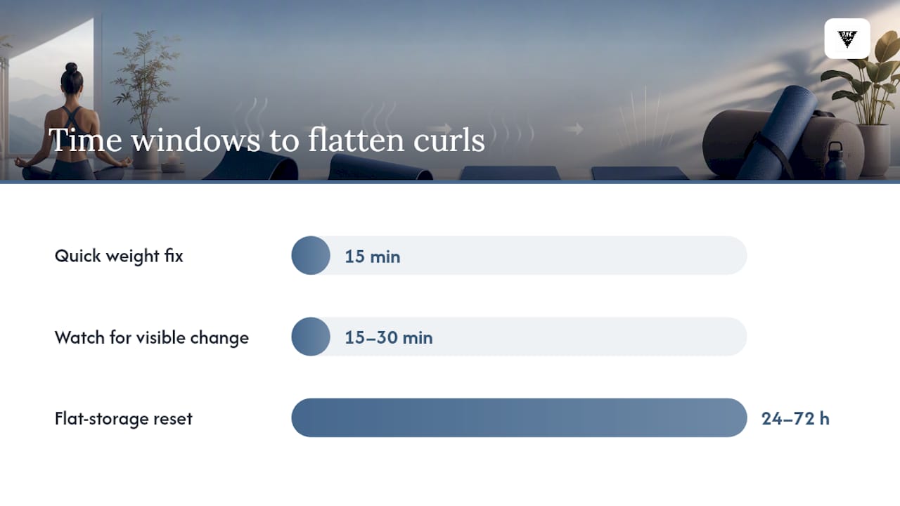 Quick Fixes to Flatten Curled Edges Right Now — overview diagram