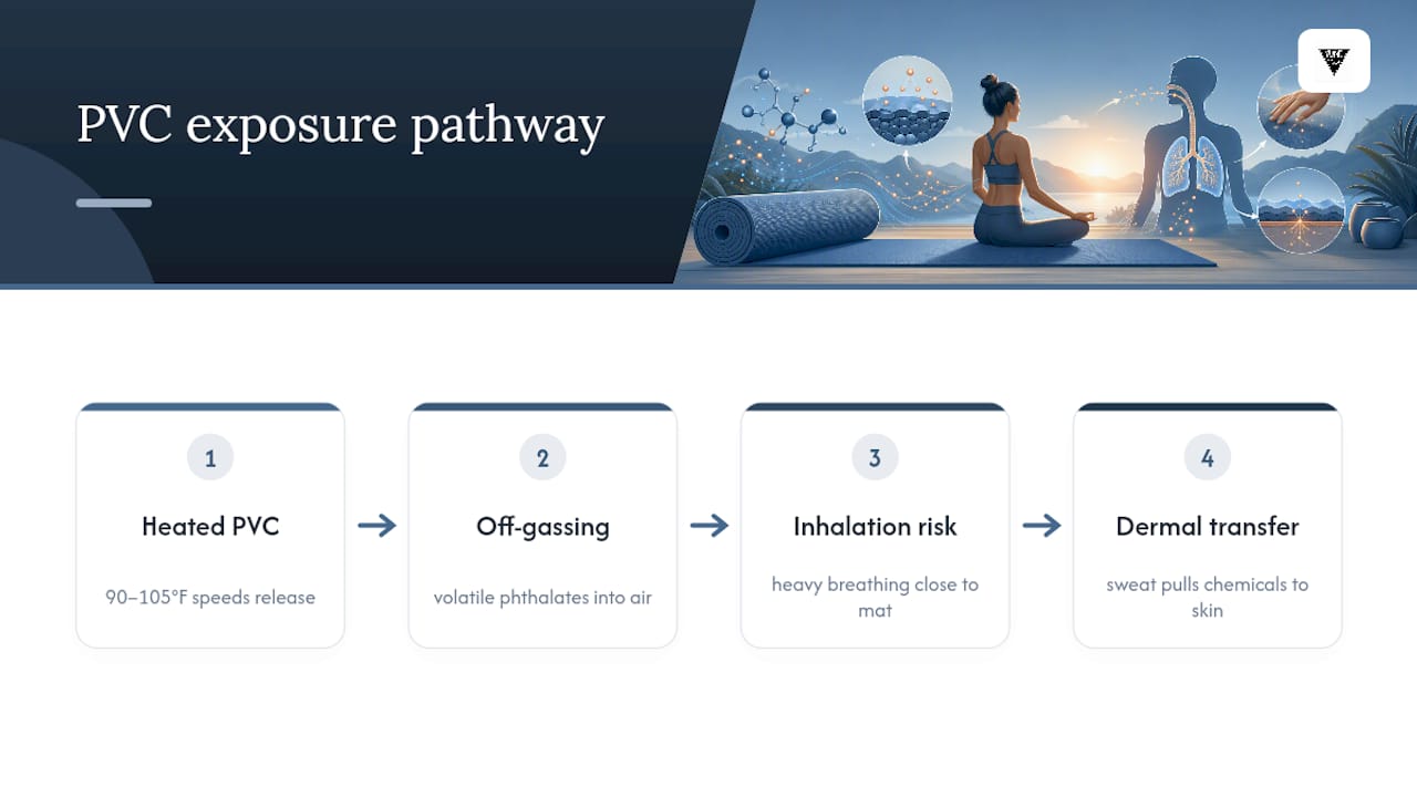 Heat-driven inhalation and skin exposure pathways