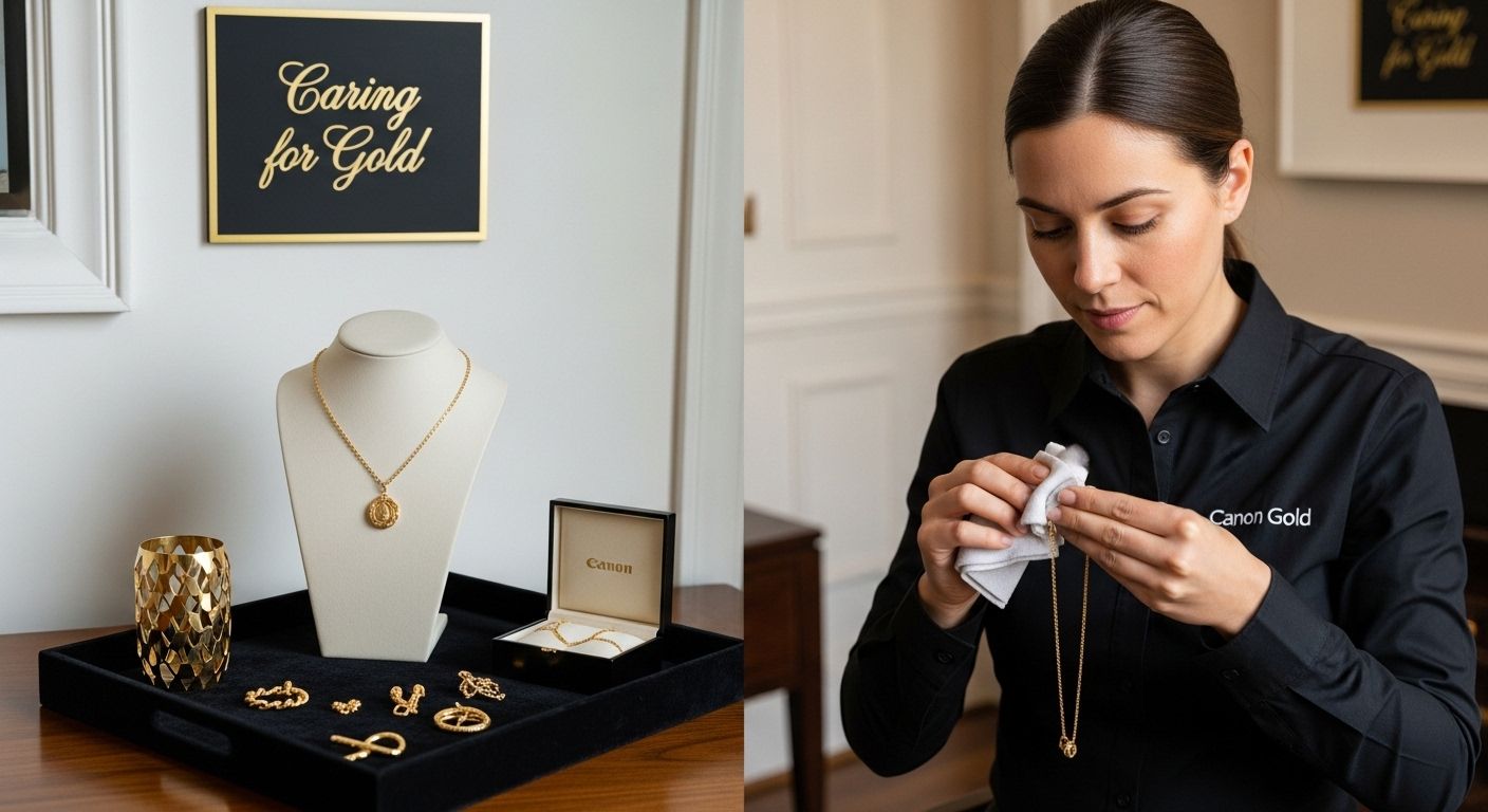 caring for gold jewelry