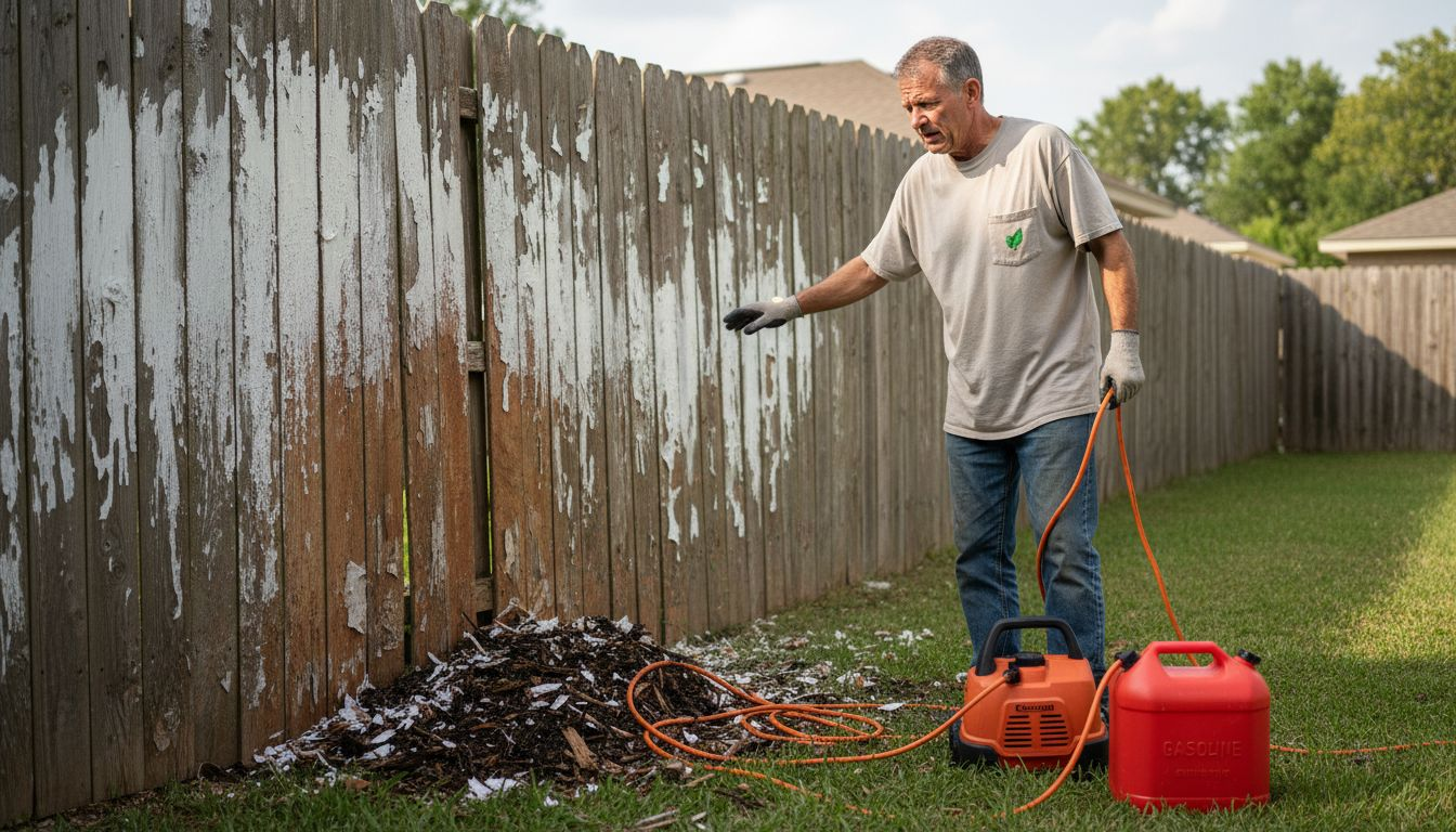 Homeowner upset about damaged fence after wash