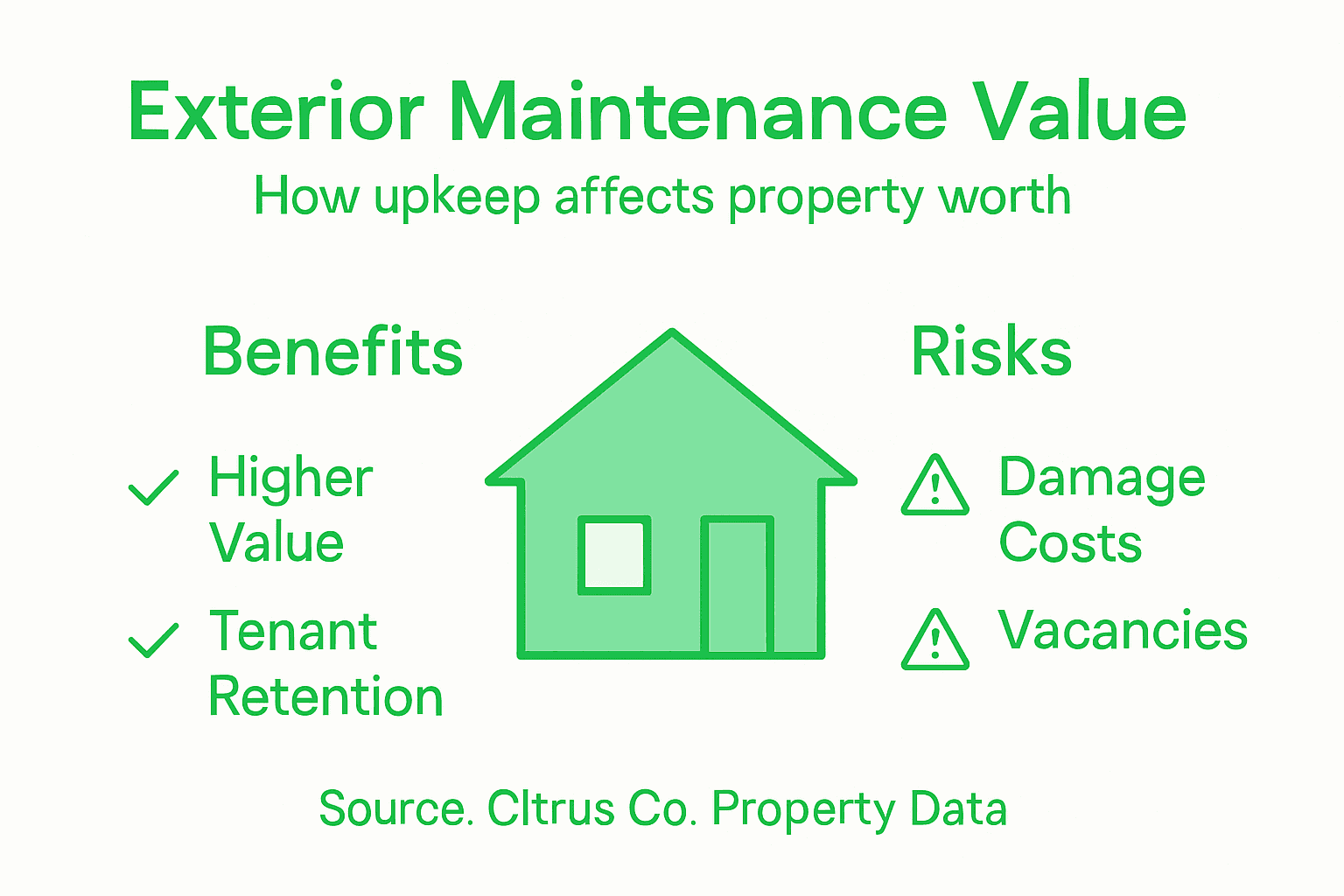 Infographic shows how exterior care impacts value