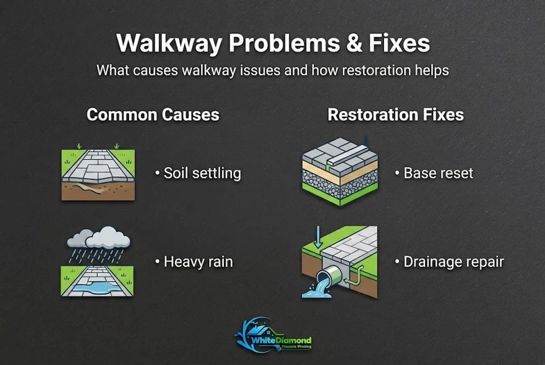 Infographic shows causes and restoration fixes