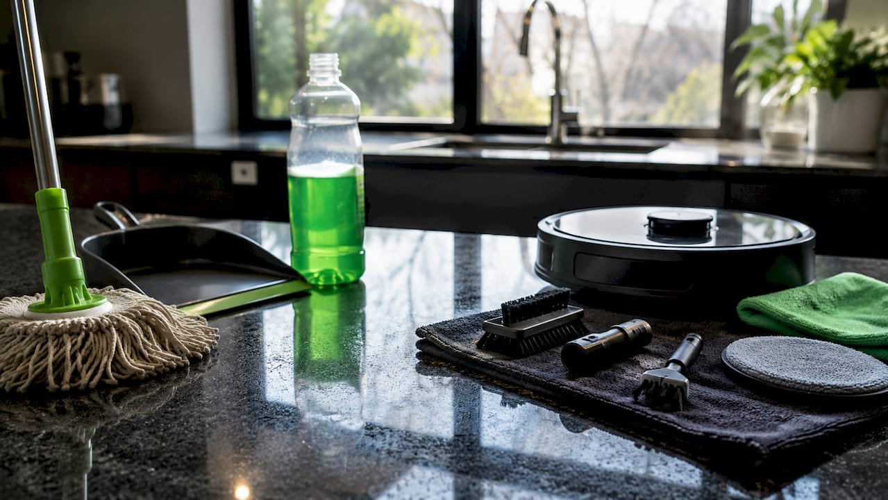 Comparison of standard and pre-sale cleaning tools