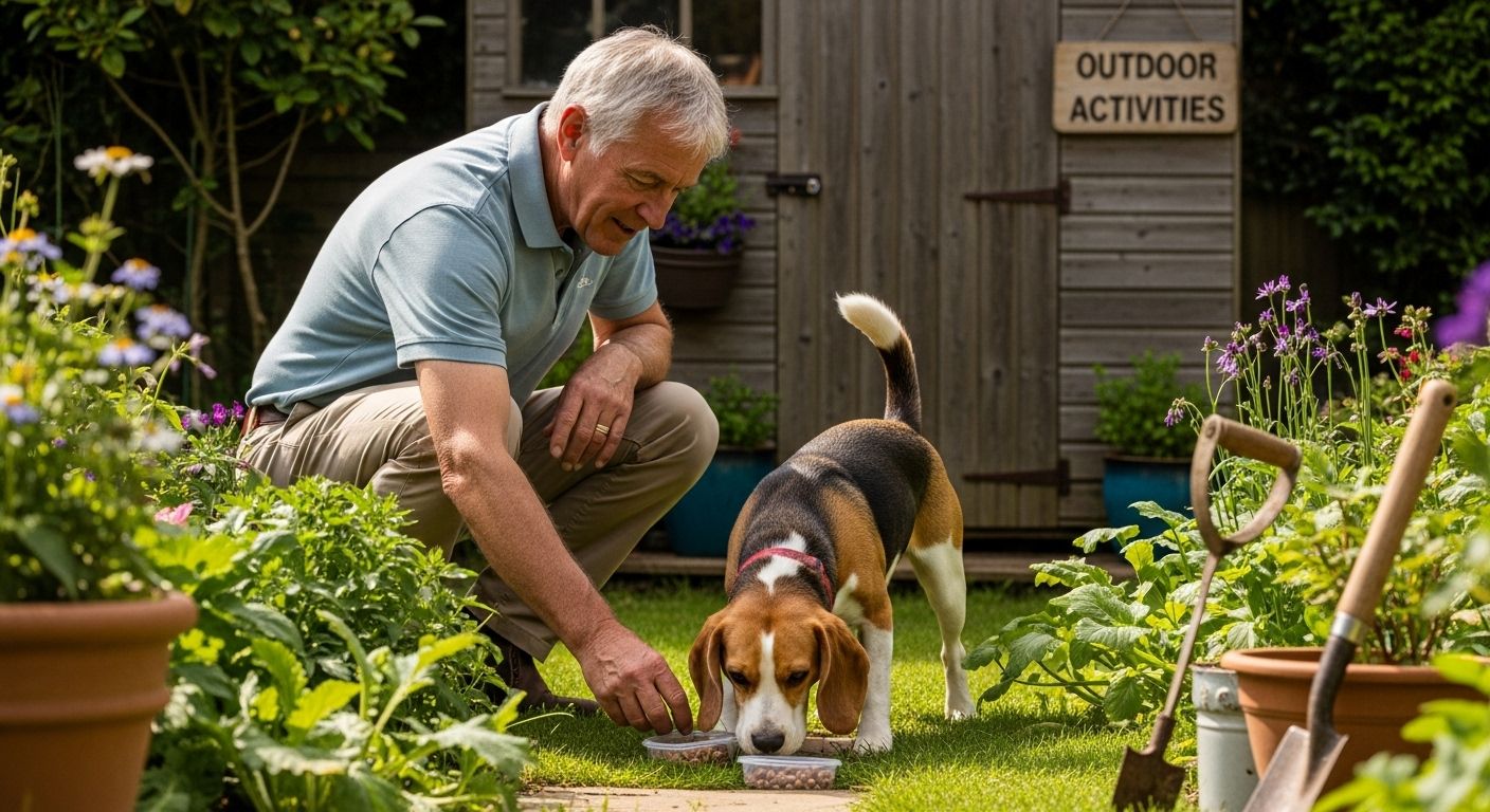 outdoor dog enrichment