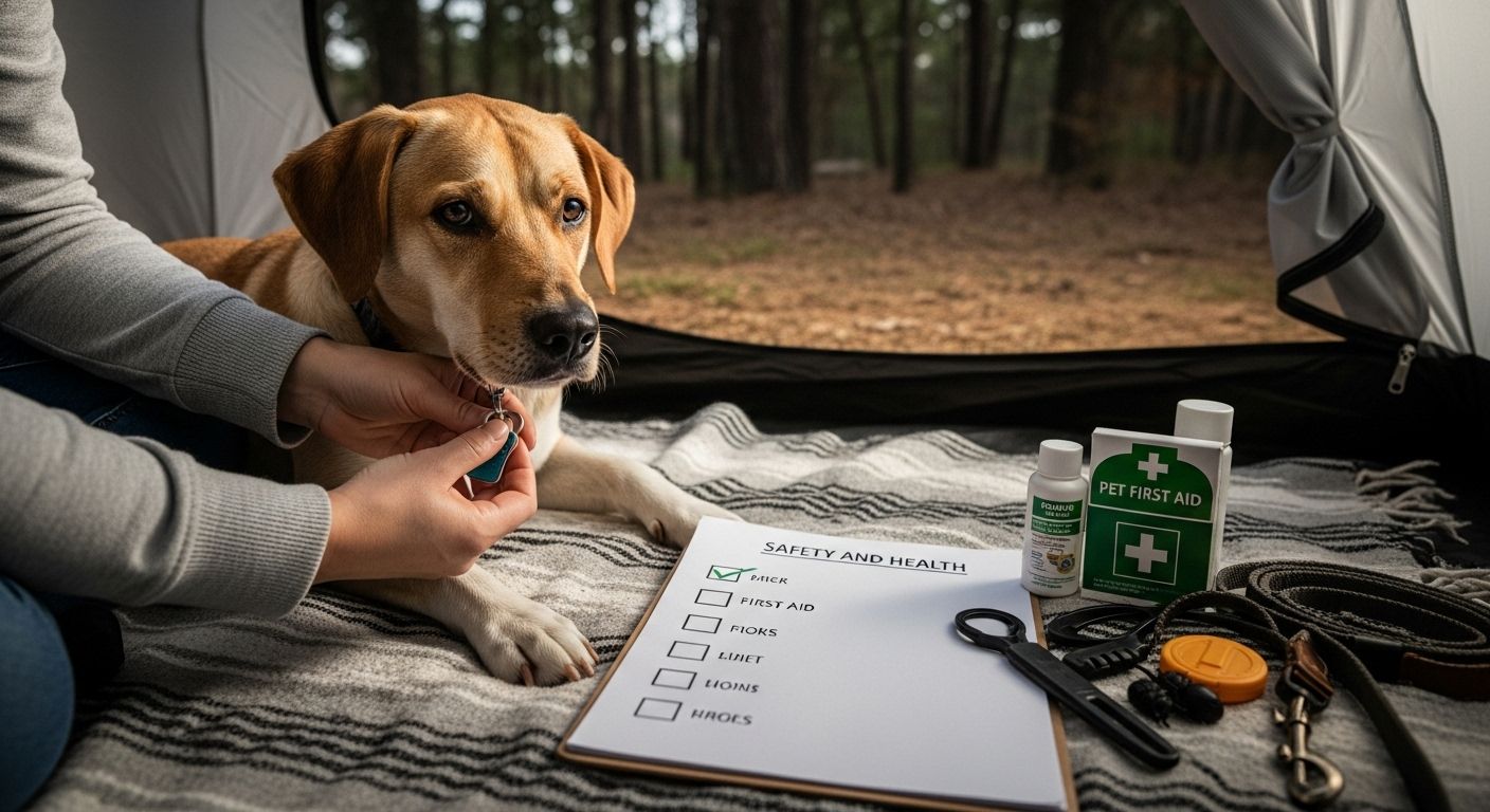 dog camping safety