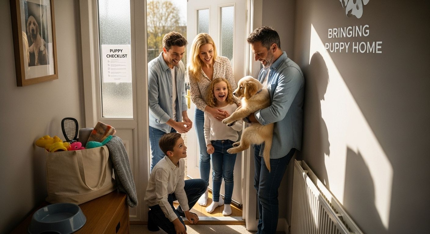 bringing puppy home checklist