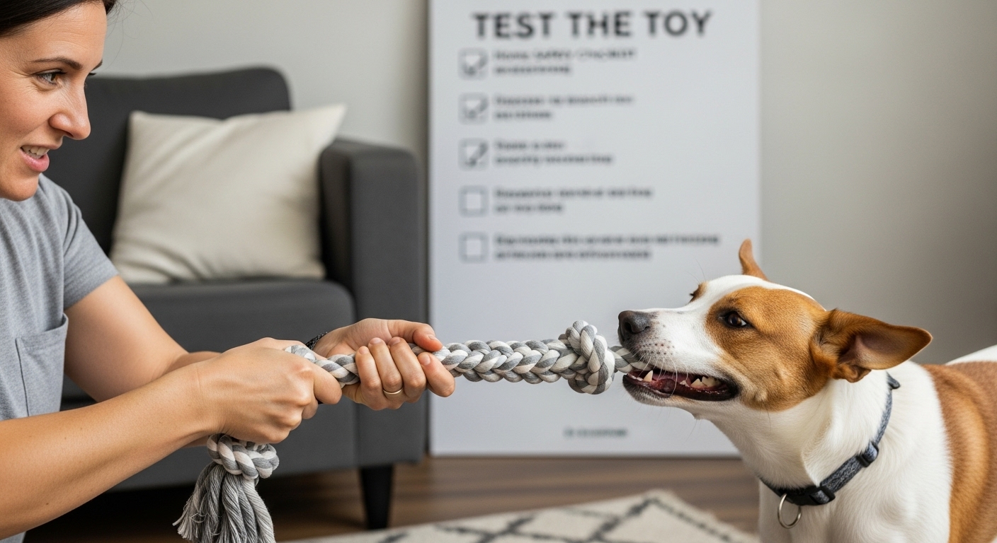 test diy dog toy