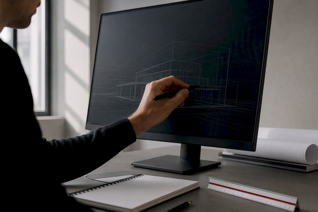 Hand applying geometric constraints on CAD drawing