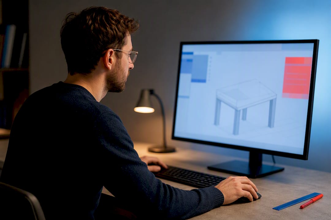 Parametric table family in Revit editor