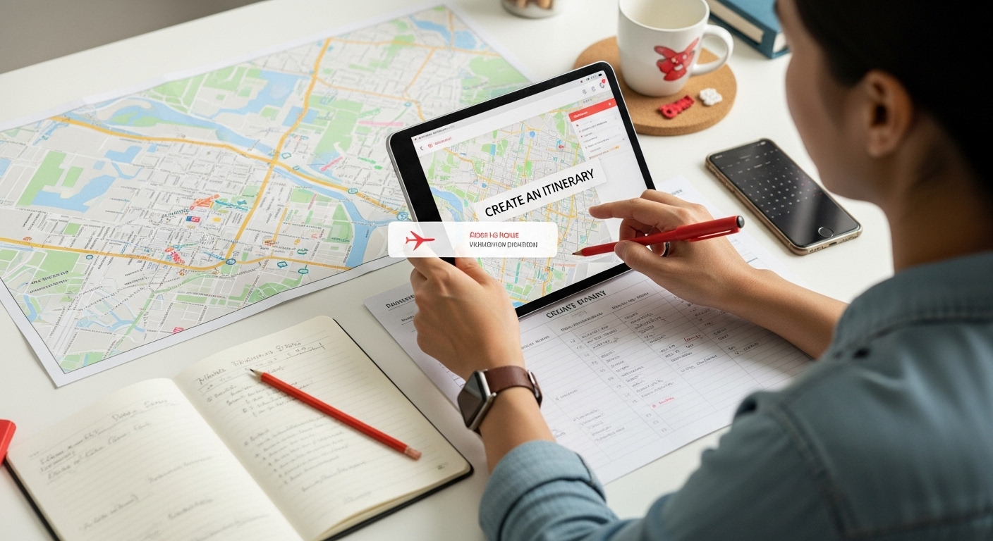 itinerary planning app travel