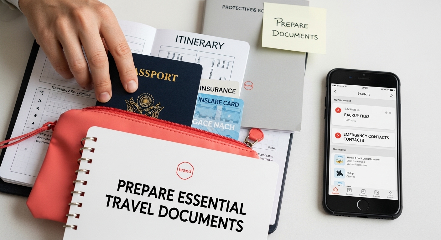 travel documents solo planning