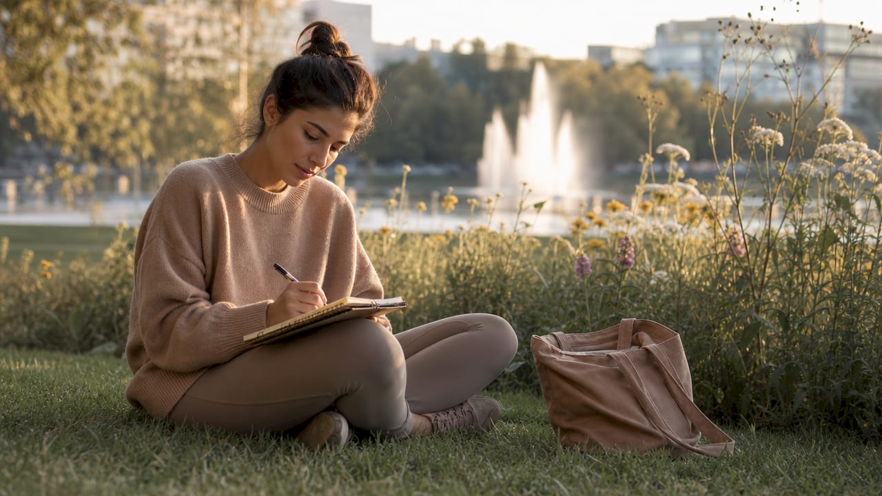 Person using phone to find spiritual groups