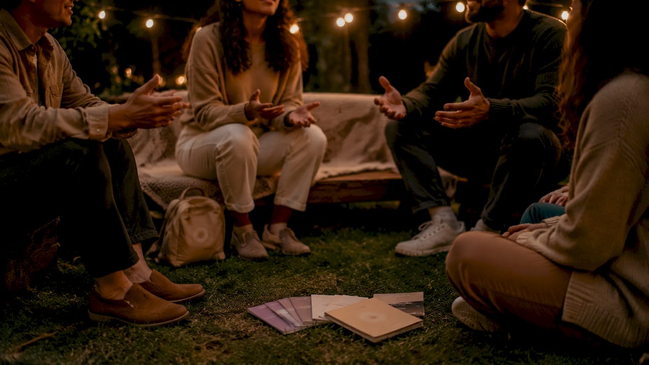 Hands and group interaction in living room