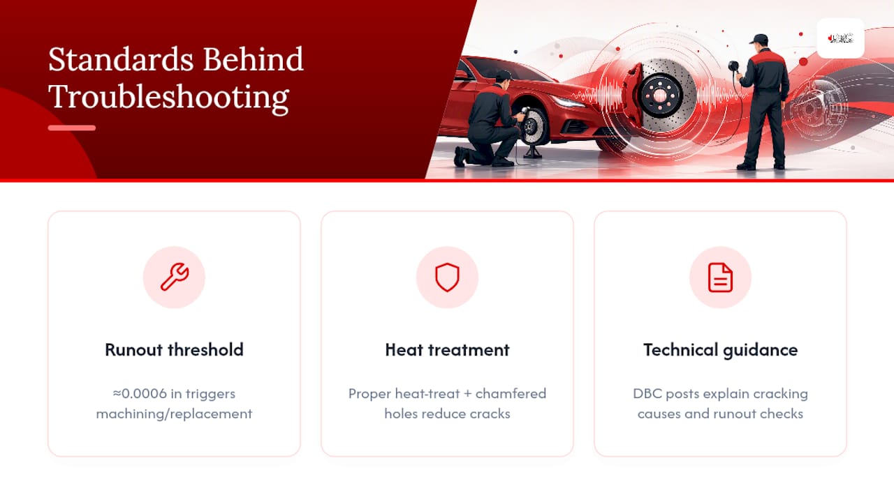 What technical standards back this troubleshooting advice? — overview diagram