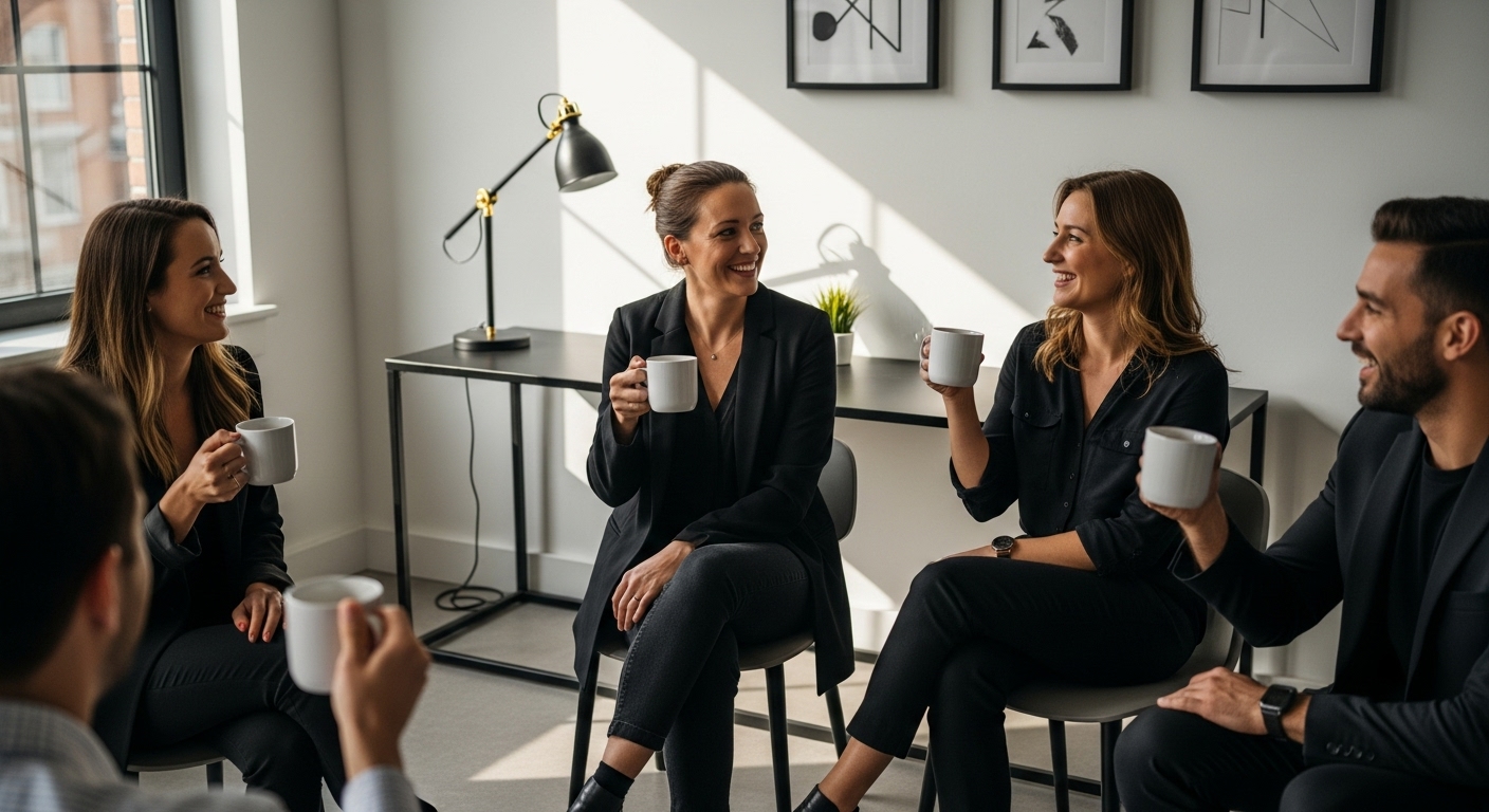 personlig mugg arbetsplats fika