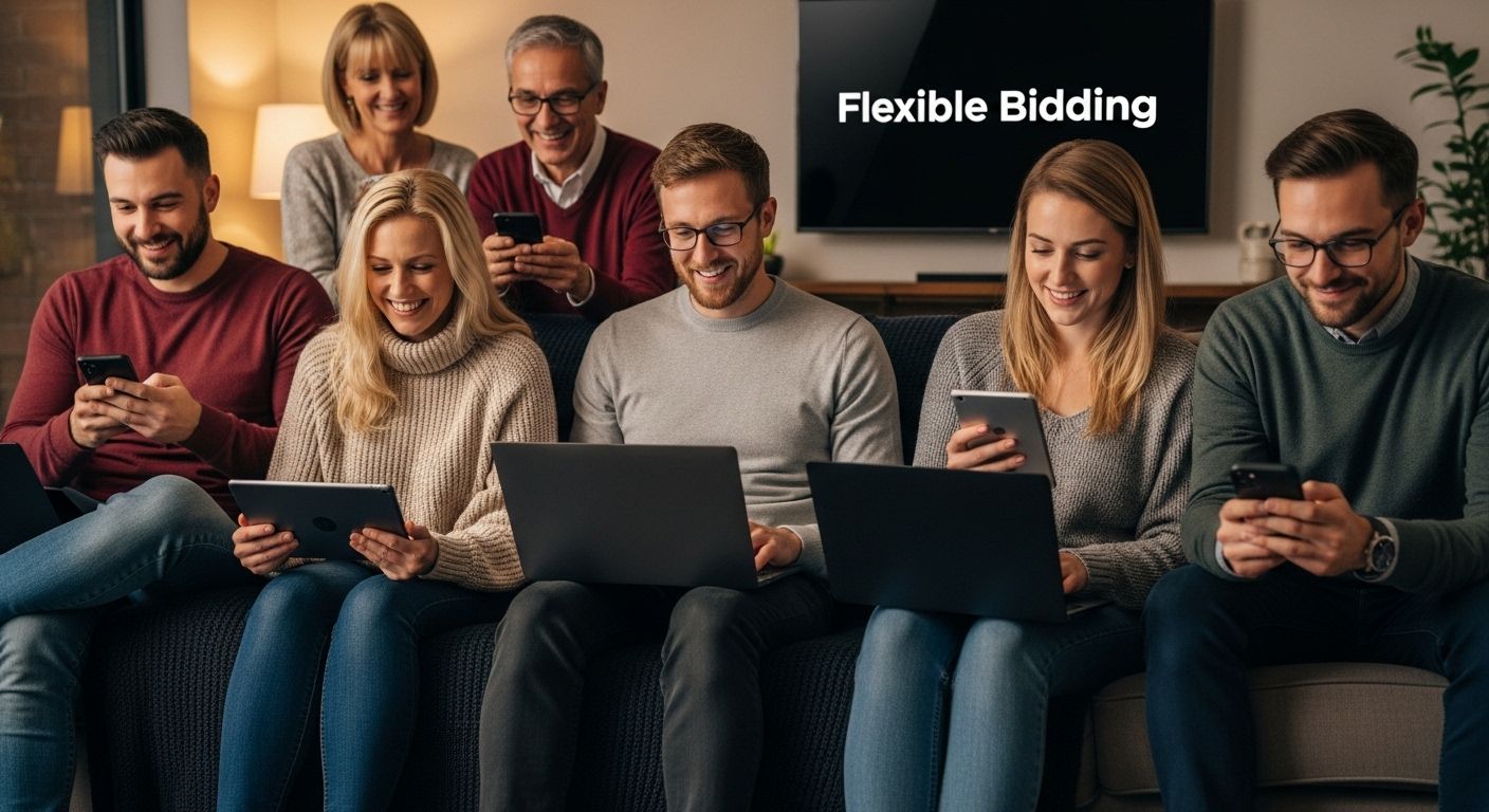 flexible online auction bidding