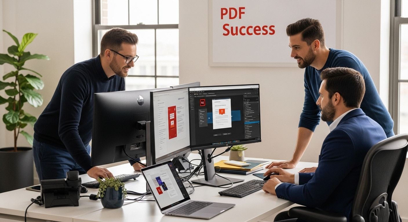 enterprise PDF management teamwork