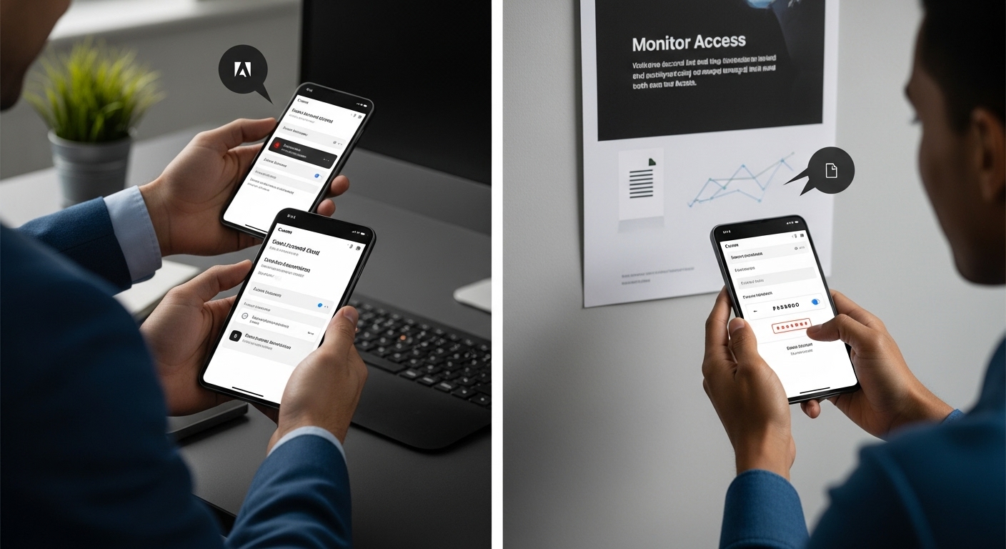 monitor access document sharing