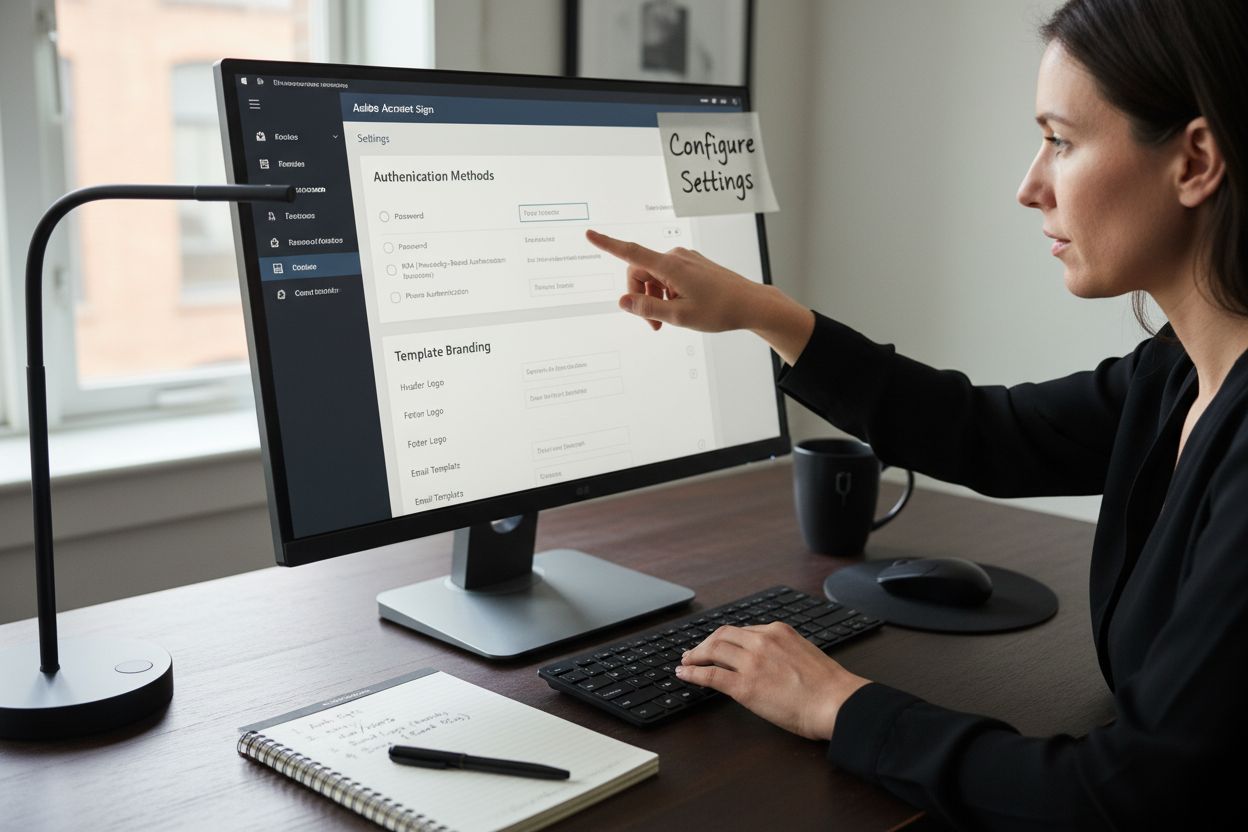 configure adobe signatures