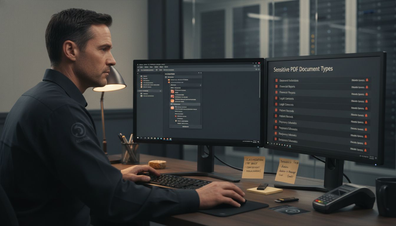 pdf access permission setup