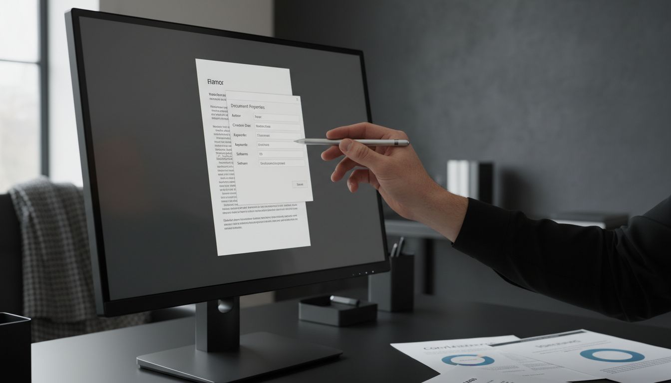 PDF metadata details