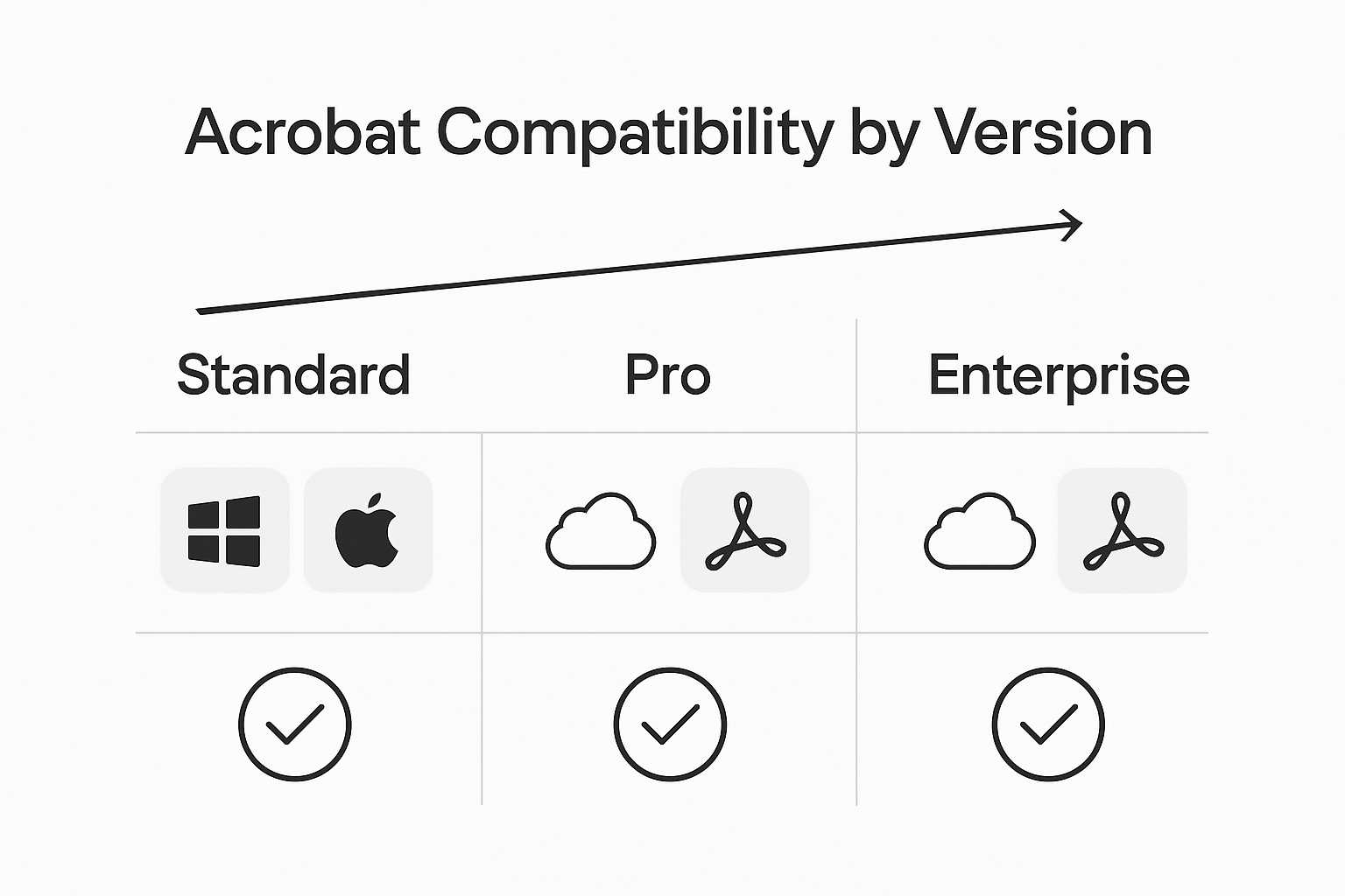 Infographic Acrobat version compatibility