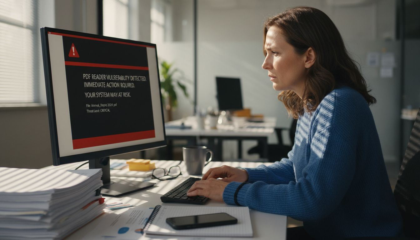 Employee spots PDF vulnerability warning