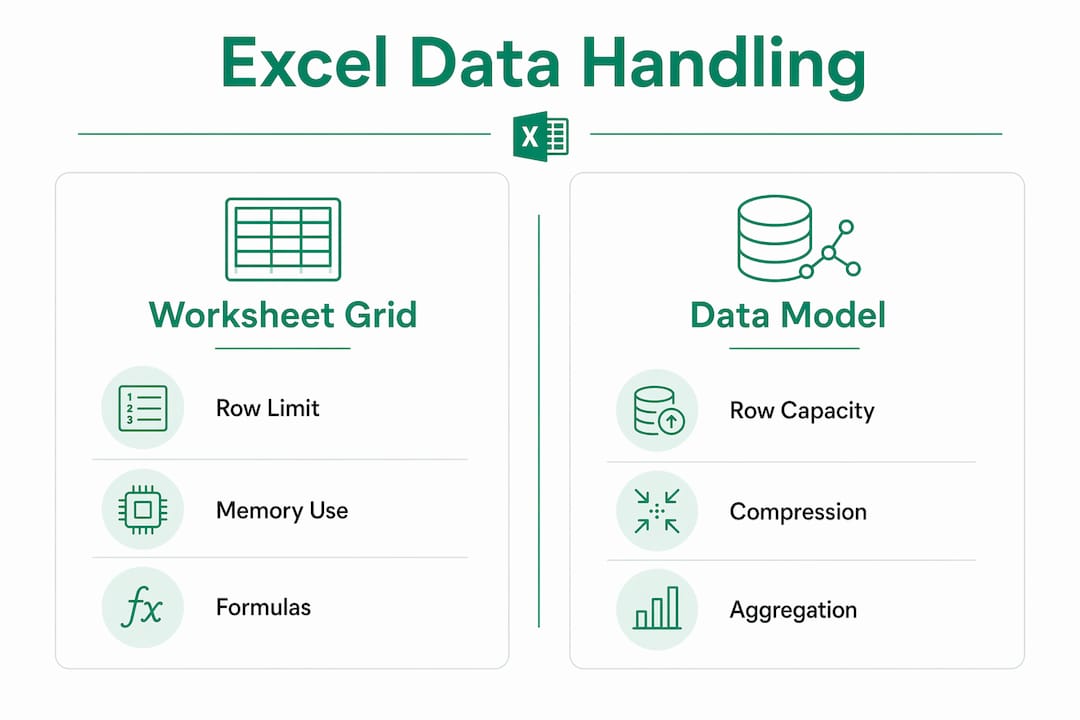 How Excel Handles Large Datasets: 2026 Guide