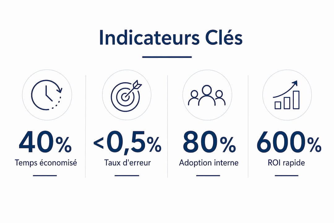 Découvrez en un coup d’œil les principaux indicateurs du reporting automatisé grâce à cette infographie.