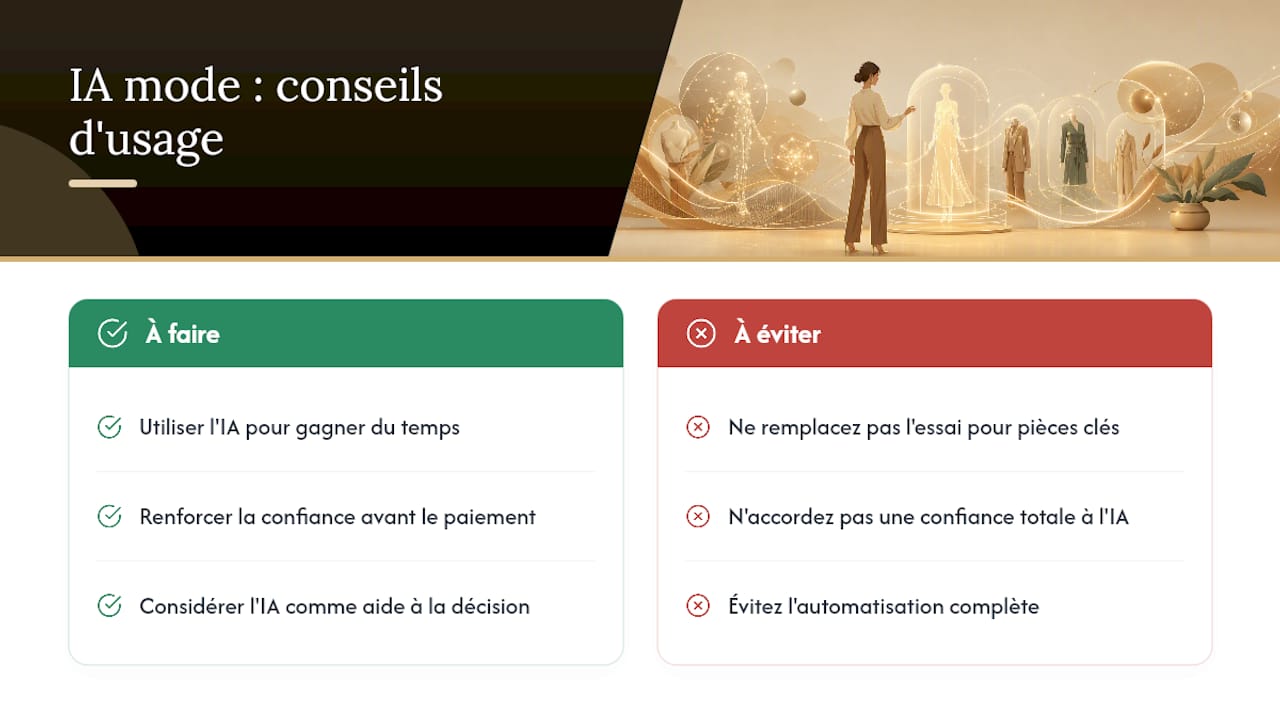 Pourquoi je recommande d'essayer une app IA mode plutôt que de deviner — overview diagram