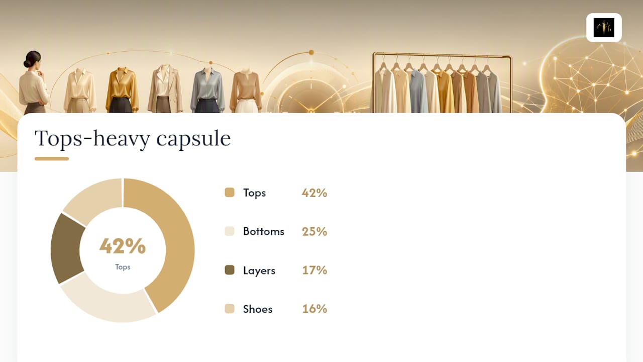 Office capsule wardrobe component breakdown