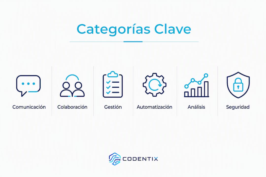 Infografía sobre las principales herramientas digitales que toda pyme debería conocer