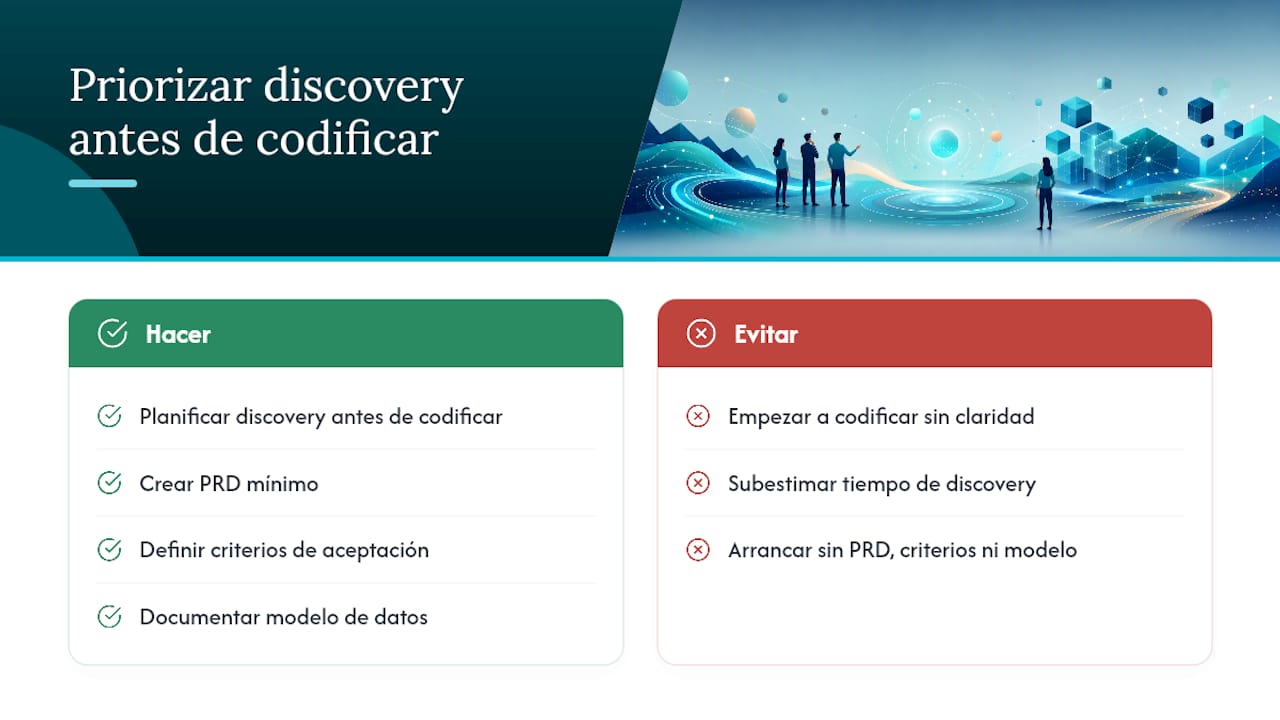 Lo que nadie te dice sobre planificar software a medida — overview diagram