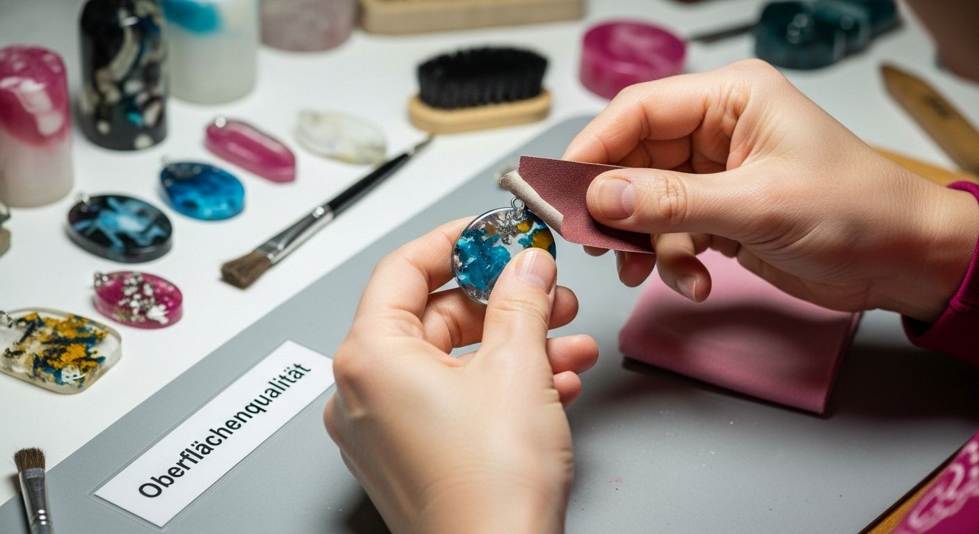 Epoxidharz Oberflächenqualität jewelry