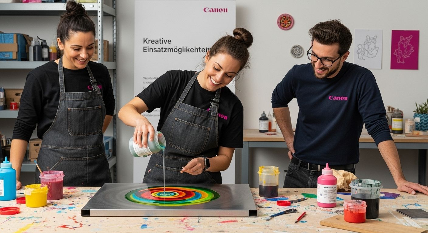 epoxidharz kunst metall